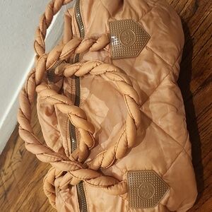 Diane von Furstenberg (DVF) Quilted Duffel Weekender Bag